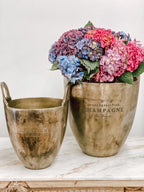 Wine Bucket Burnt Pewter - Small