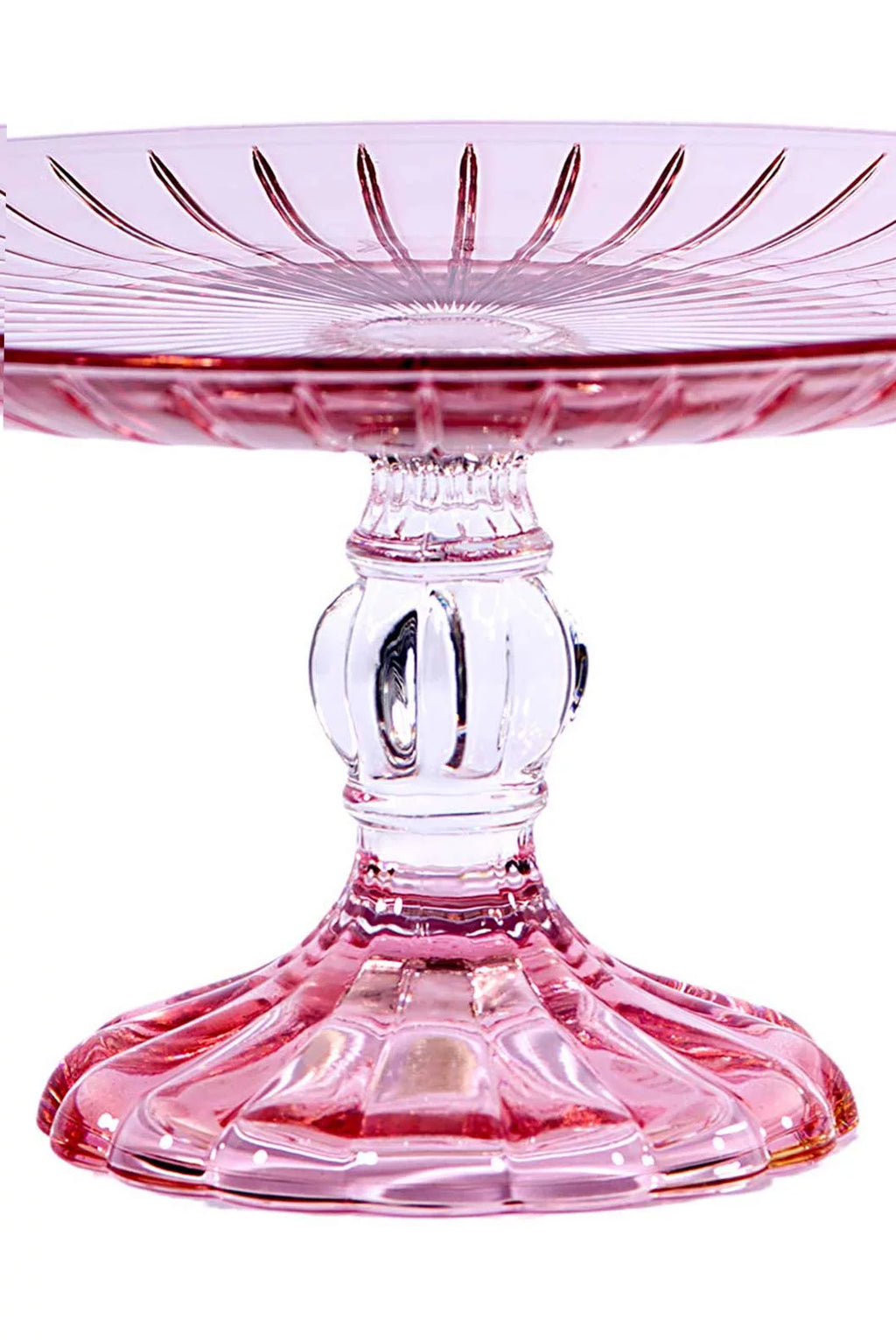 Pink Ruffle Cake Stand Pink Cake Stand – Rose Harvest