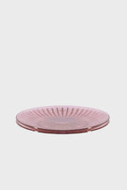 Pink Set Of Two Glass Plate
