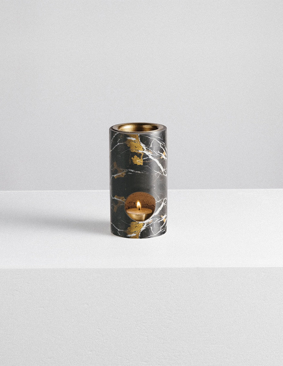 Synergy Oil Burner - Black Marble