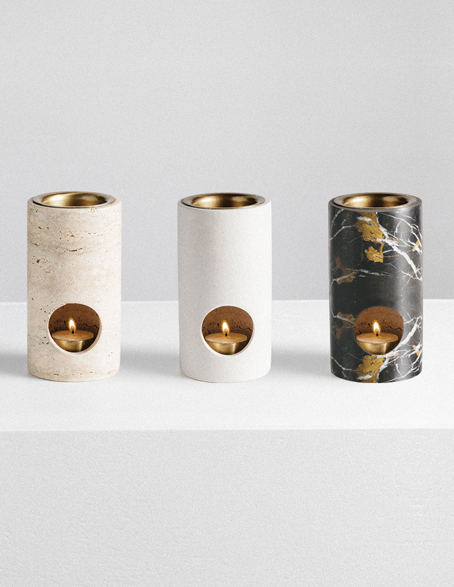 Synergy Oil Burner - Black Marble