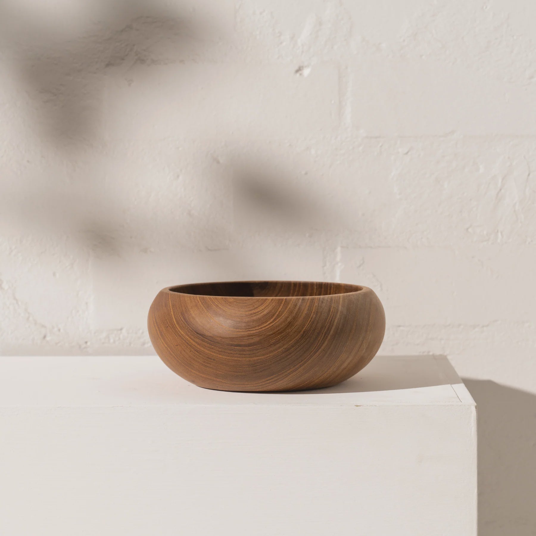 Enna Round Timber Bowl