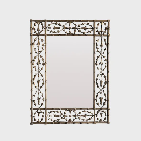 Fleur Petal Iron Mirror