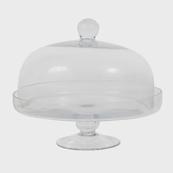 Cake Stand With Dome Tall
