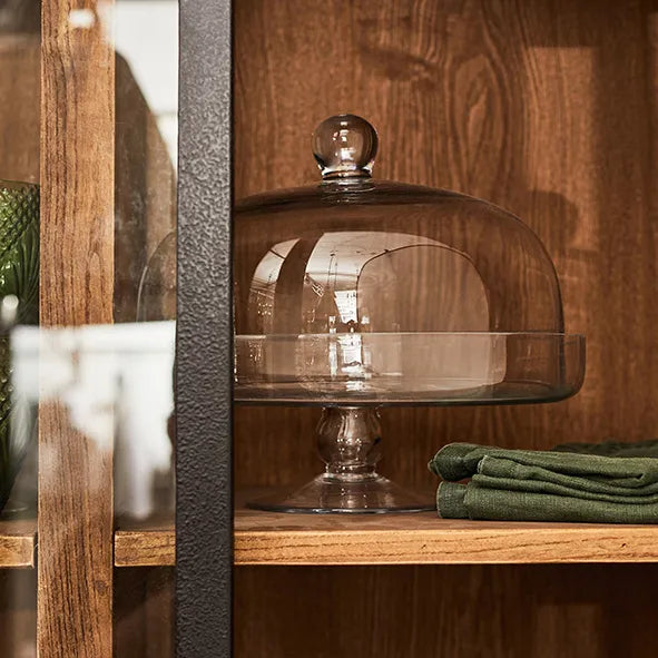 Cake Stand With Dome Tall