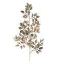 Metallic And Glitter Gold Leaf Stem