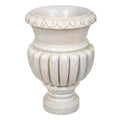 Jasmine Marble Urn Small White