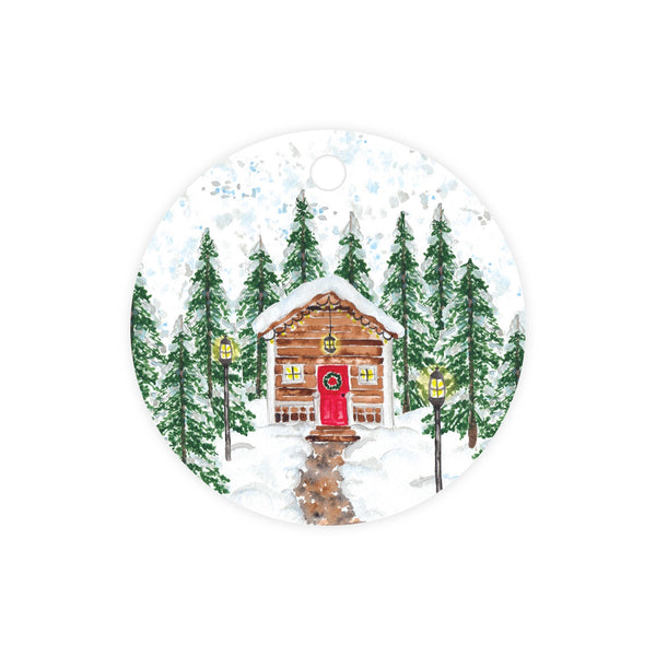 Christmas Gift Tag Pack | Winter Cabin