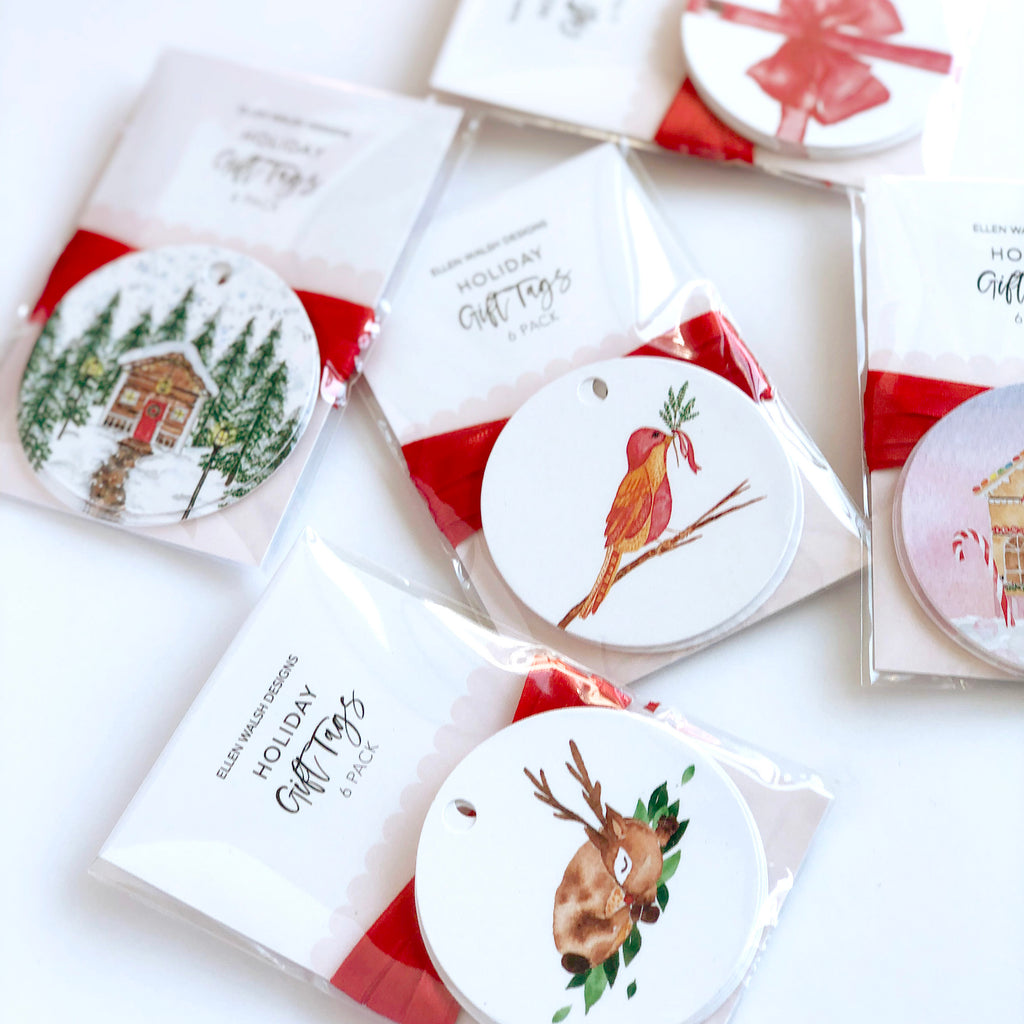 Christmas Gift Tag Pack | Sleeping Reindeer