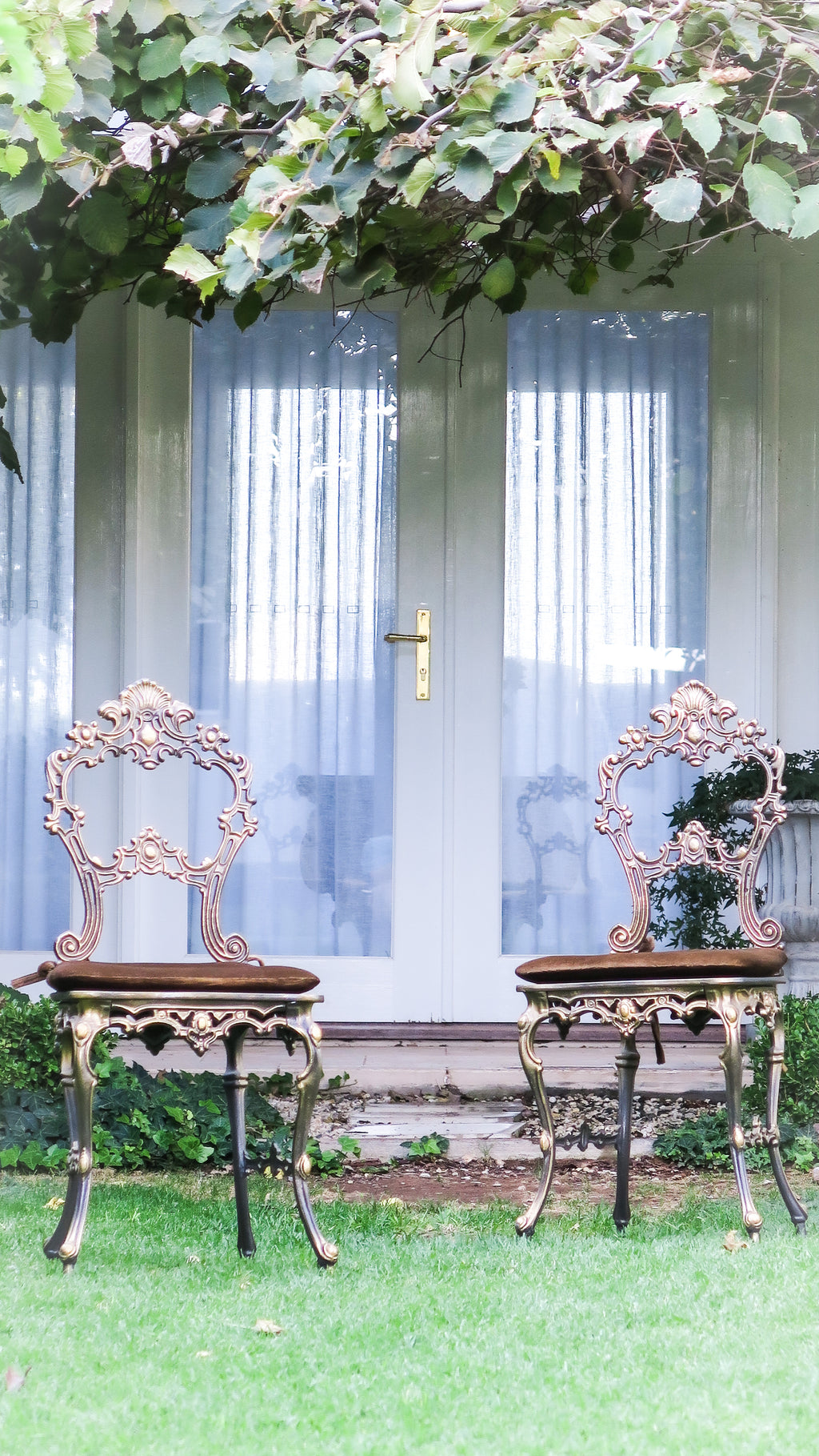 The 'Belle' Cast Iron Boudoir Dining Chair