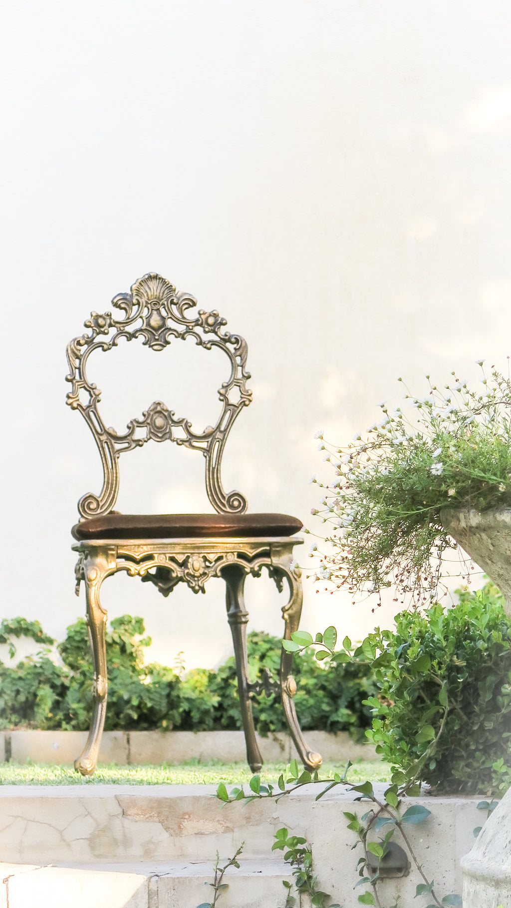 The 'Belle' Cast Iron Boudoir Dining Chair