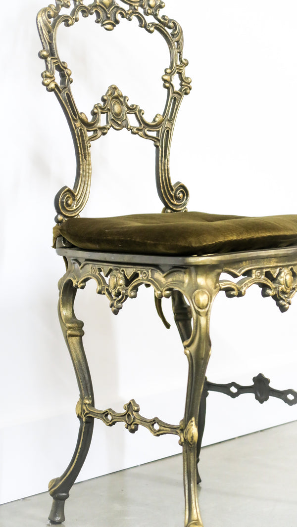 The 'Belle' Cast Iron Boudoir Dining Chair