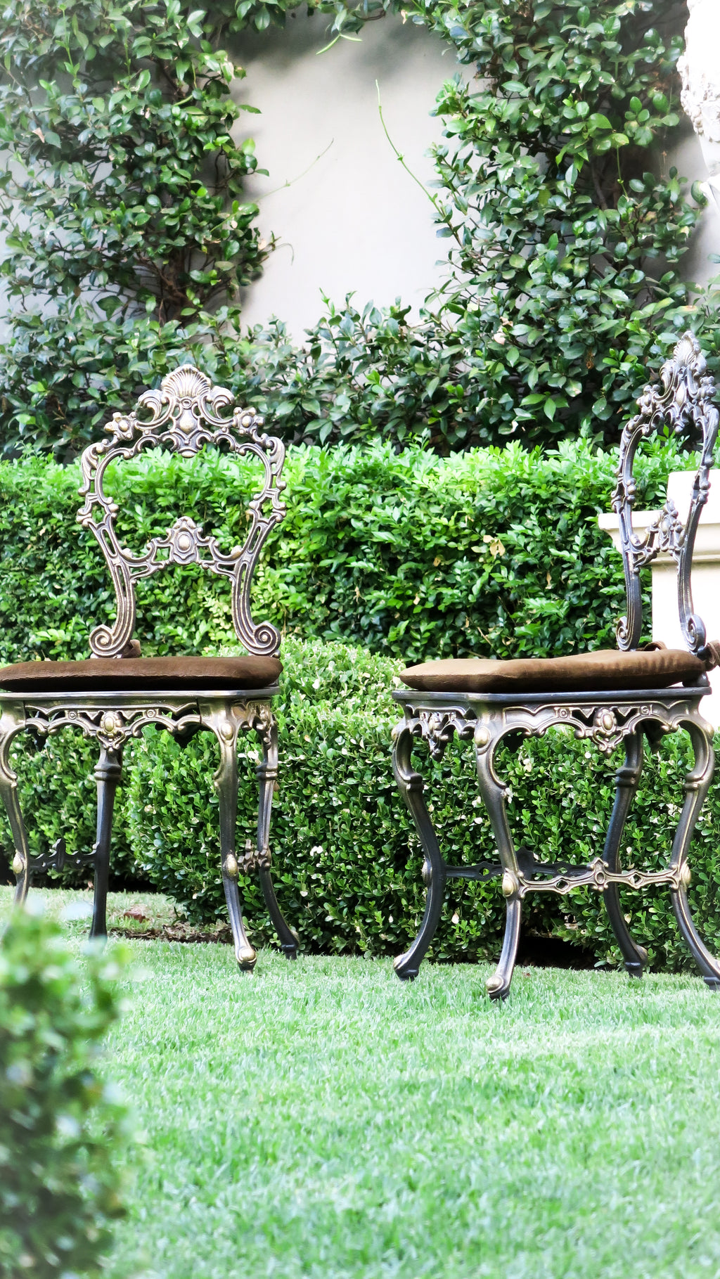 The 'Belle' Cast Iron Boudoir Dining Chair