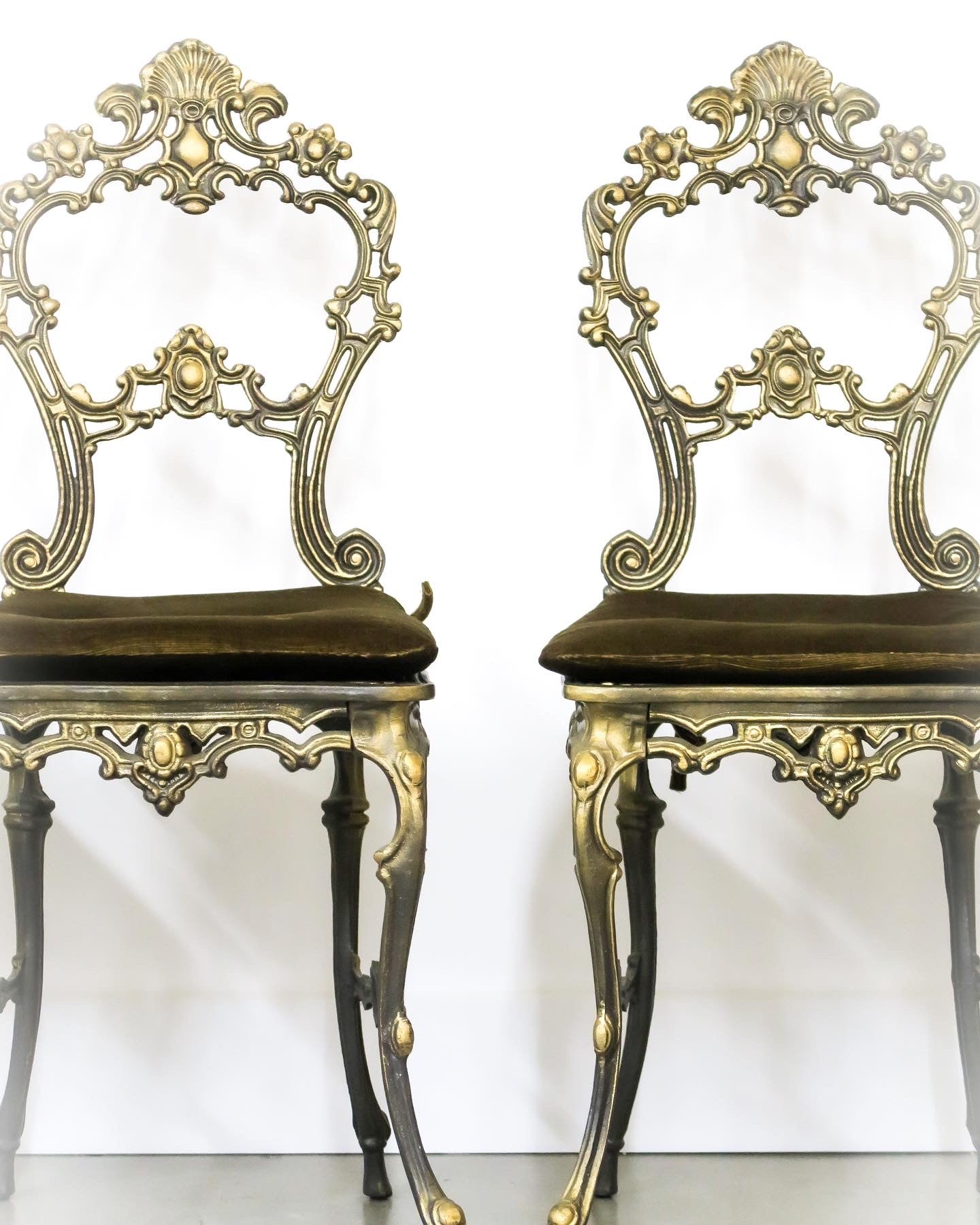The 'Belle' Cast Iron Boudoir Dining Chair