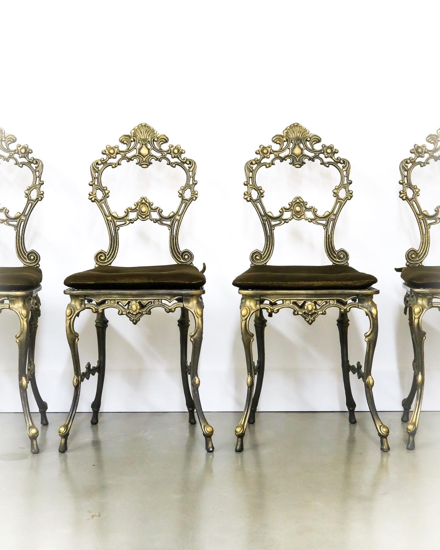 The 'Belle' Cast Iron Boudoir Dining Chair