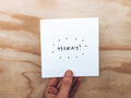 Greeting Card - Horay