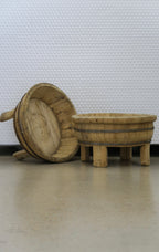 Antique Chinese Wash Basin Round