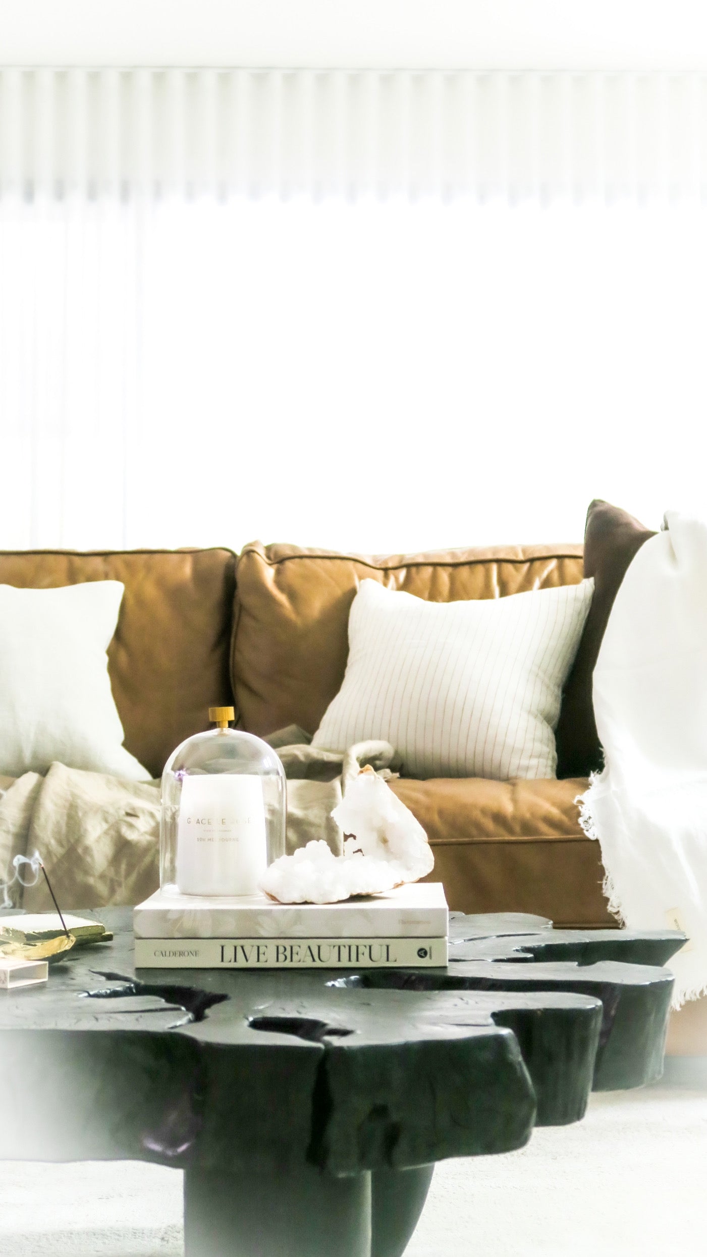 Linen Cushion - Clay Stripe | STANDARD