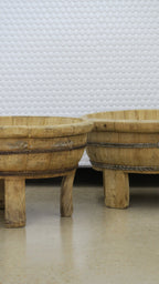 Antique Chinese Wash Basin Round