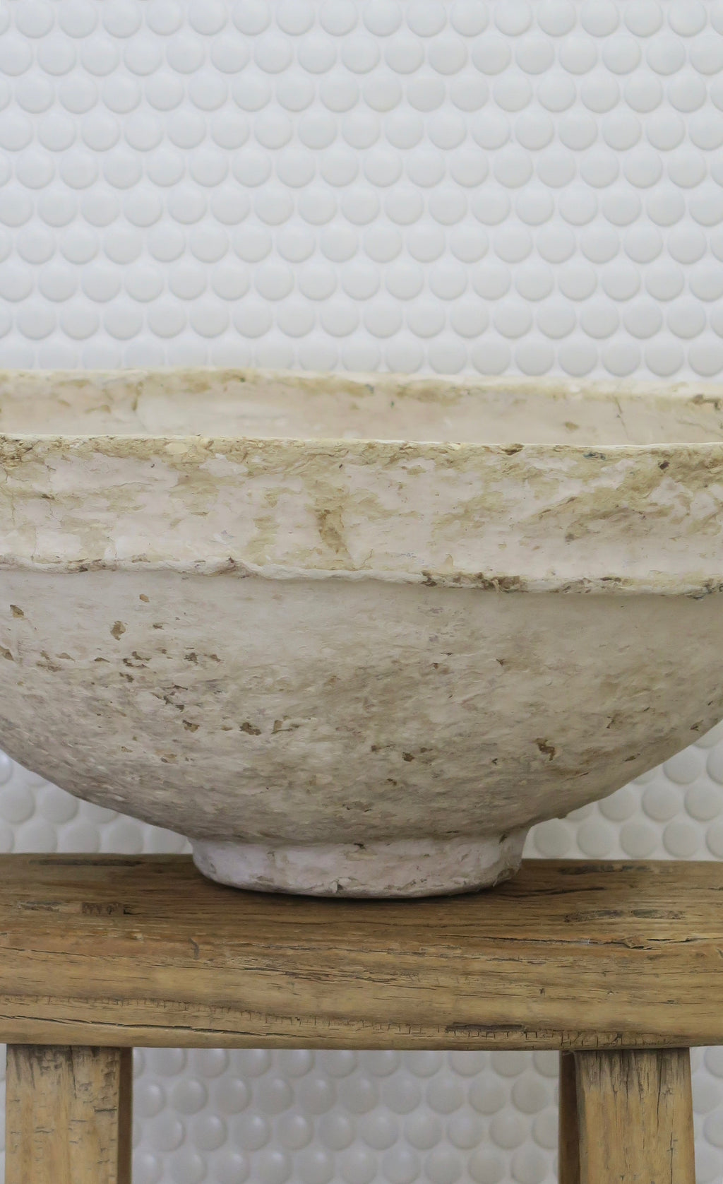 Extra Large Paper Mache Bowl