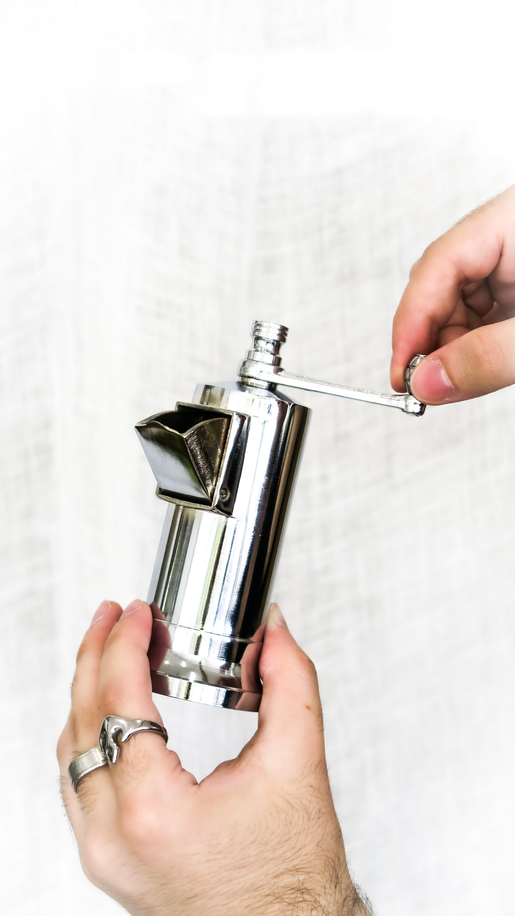 Chrome Plated Brass Pepper Mill 106