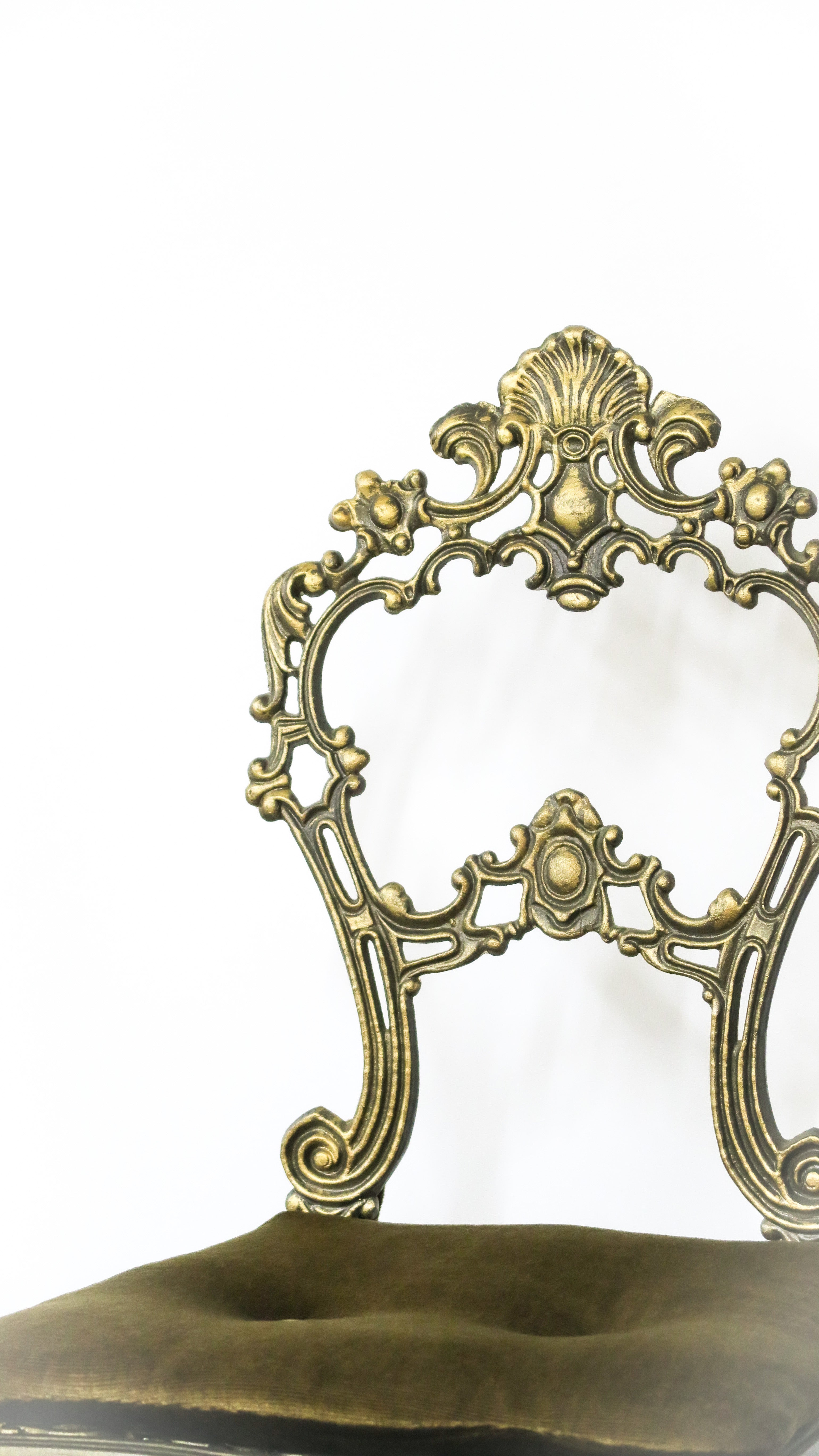 The 'Belle' Cast Iron Boudoir Dining Chair