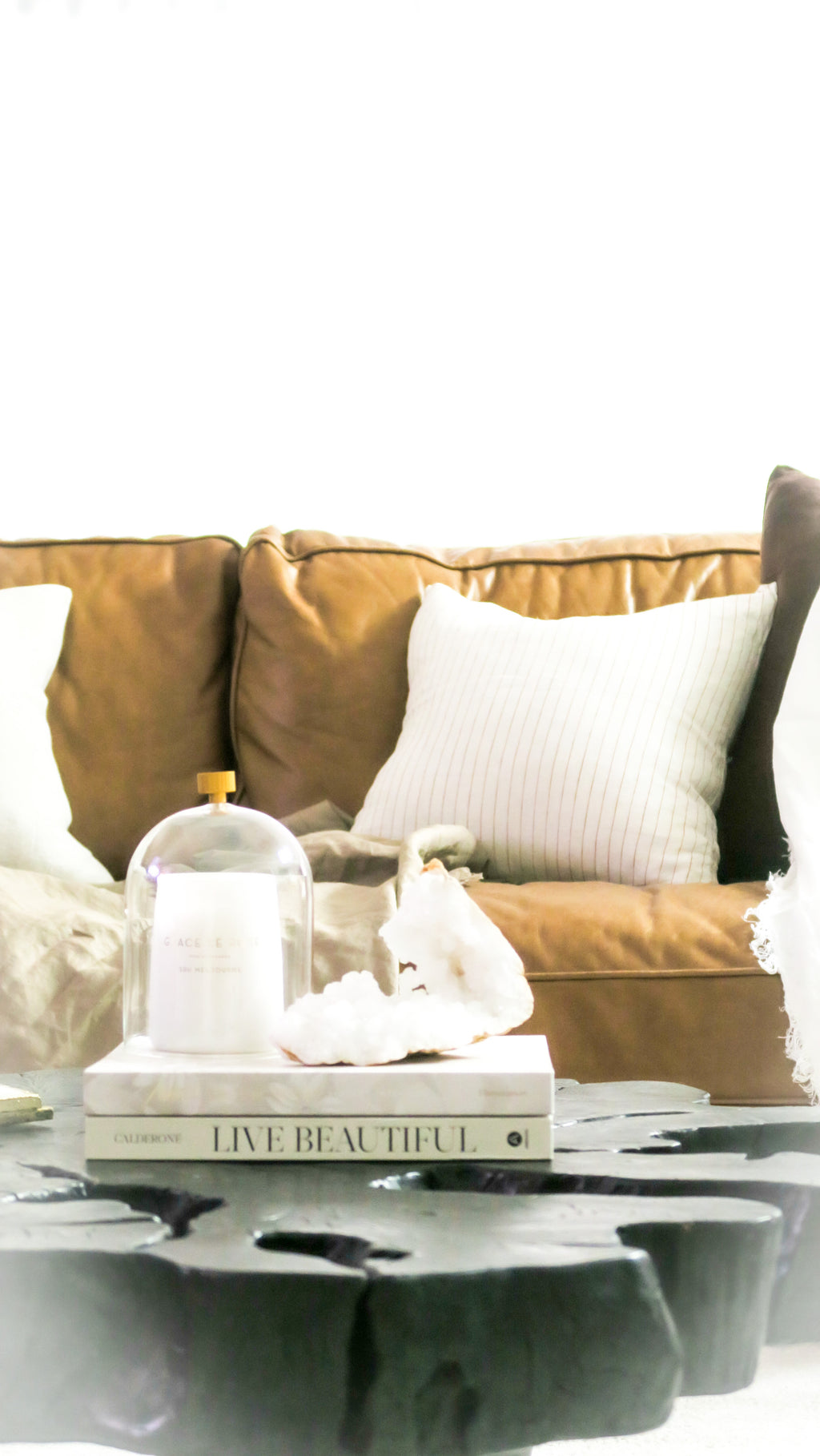 Linen Cushion - Clay Stripe | STANDARD