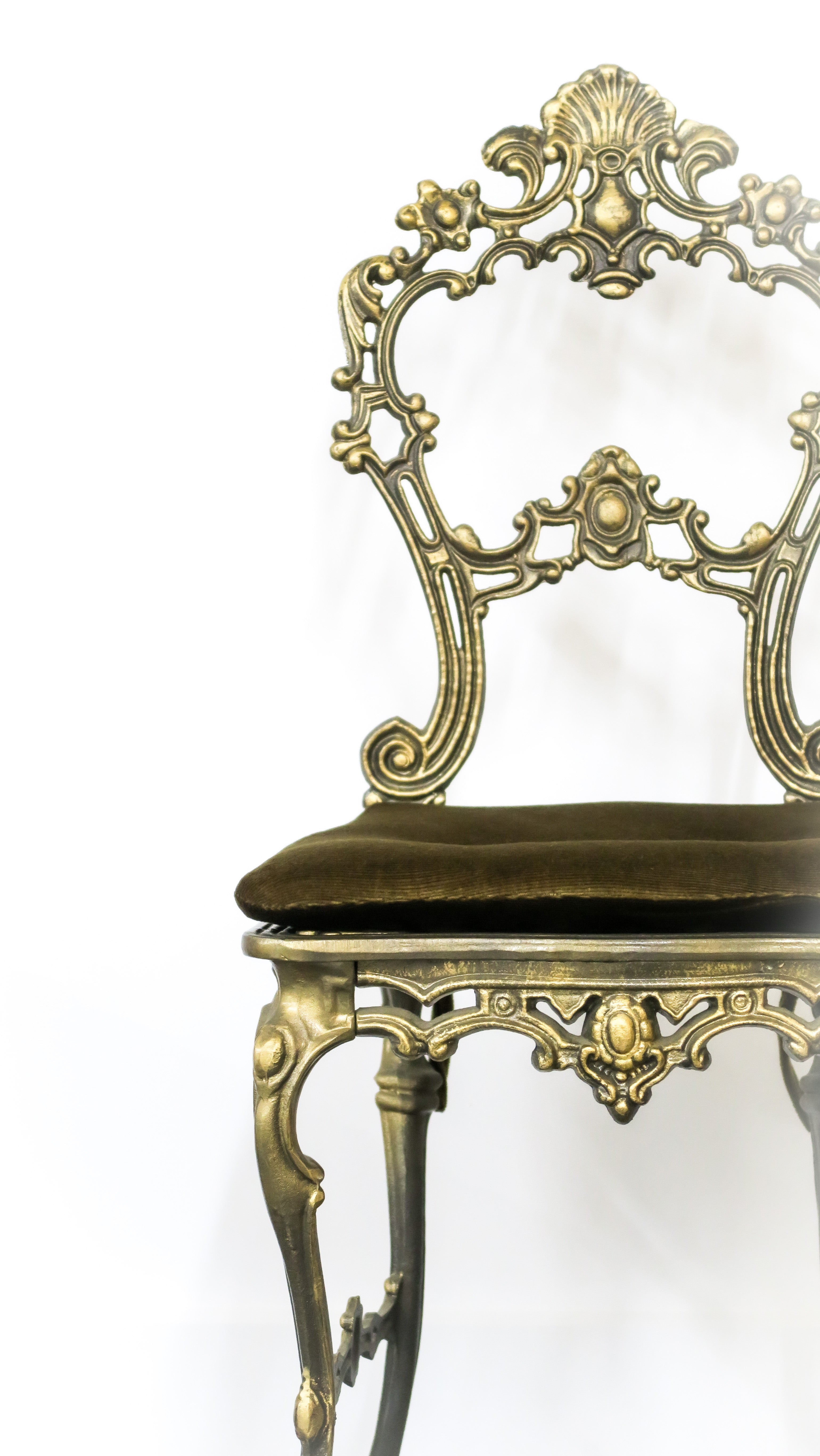 The 'Belle' Cast Iron Boudoir Dining Chair