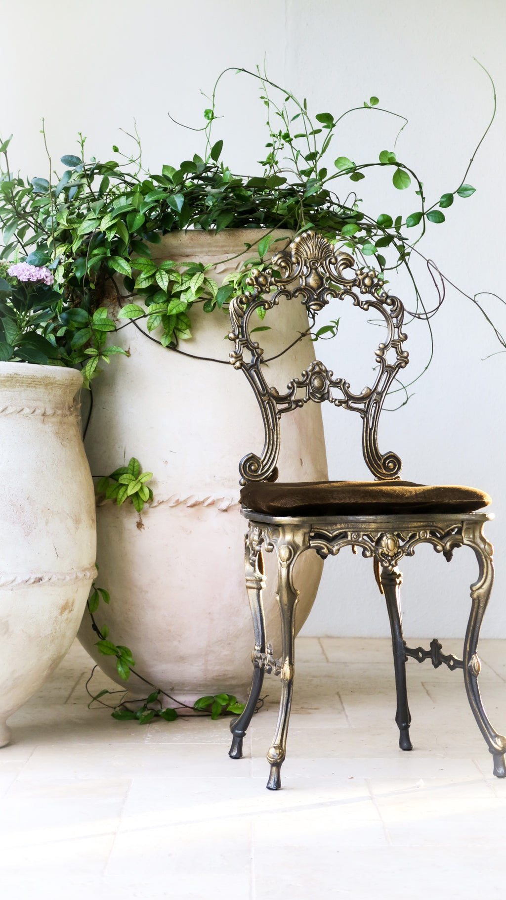 The 'Belle' Cast Iron Boudoir Dining Chair