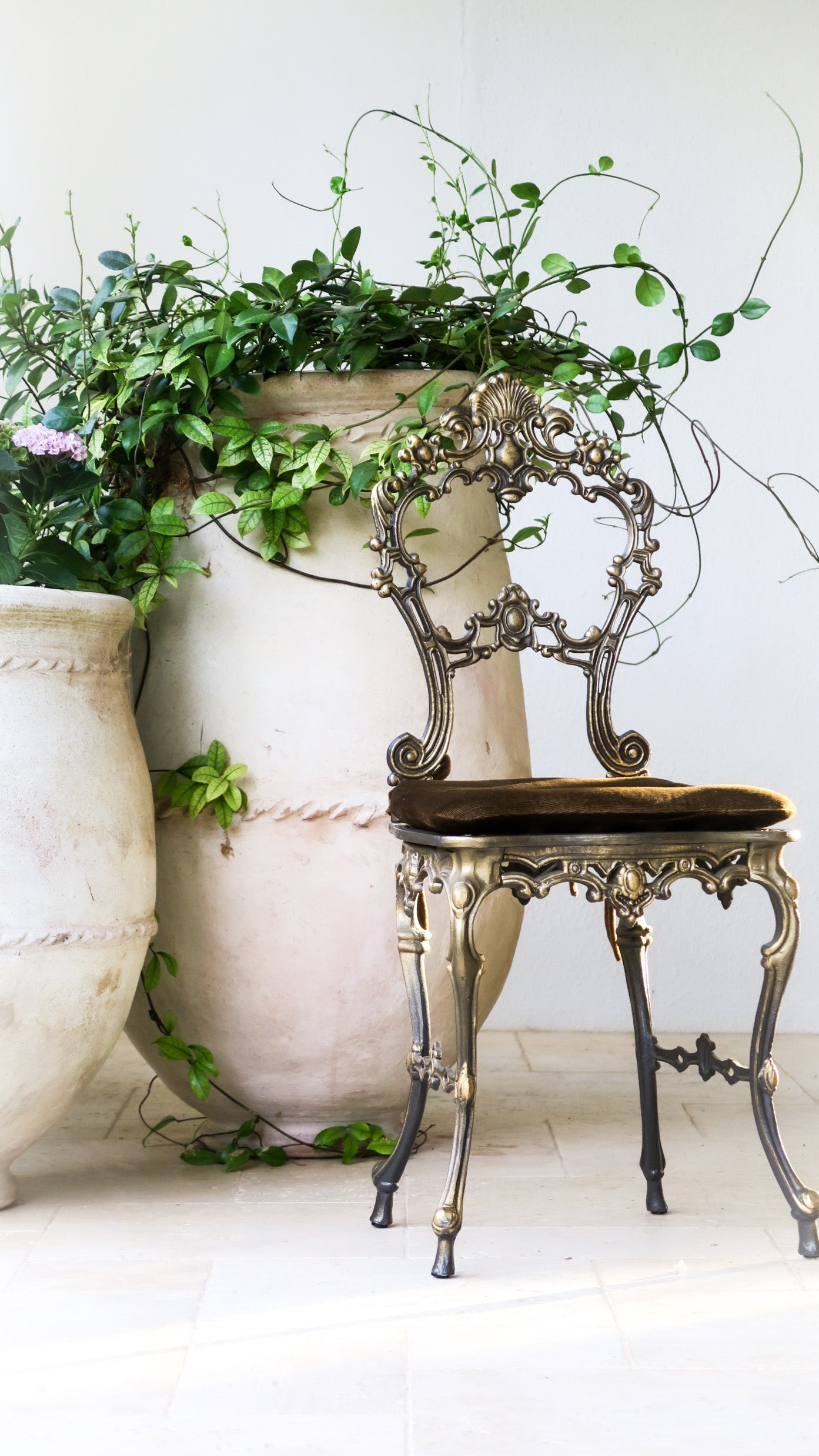 The 'Belle' Cast Iron Boudoir Dining Chair