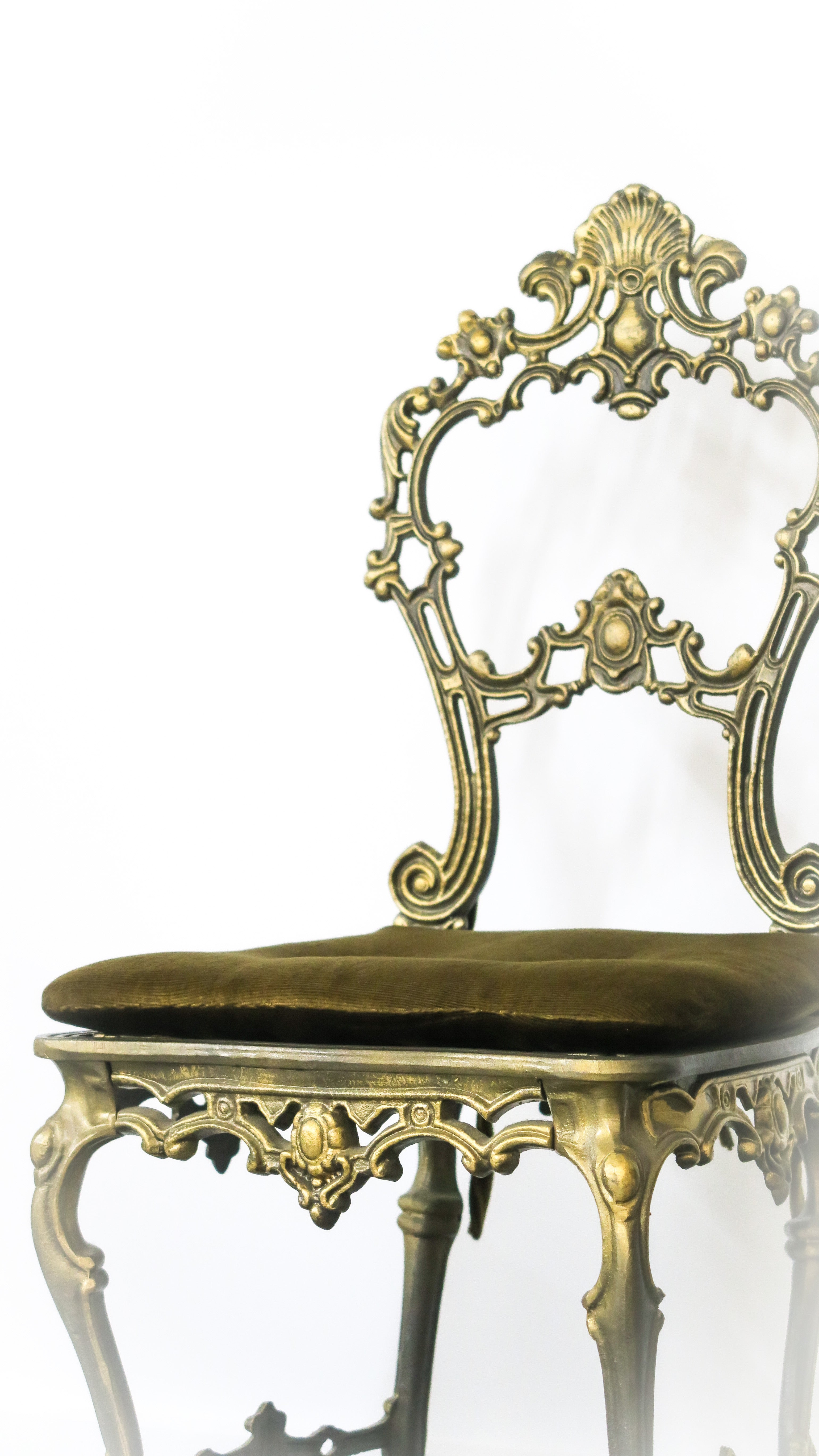 The 'Belle' Cast Iron Boudoir Dining Chair