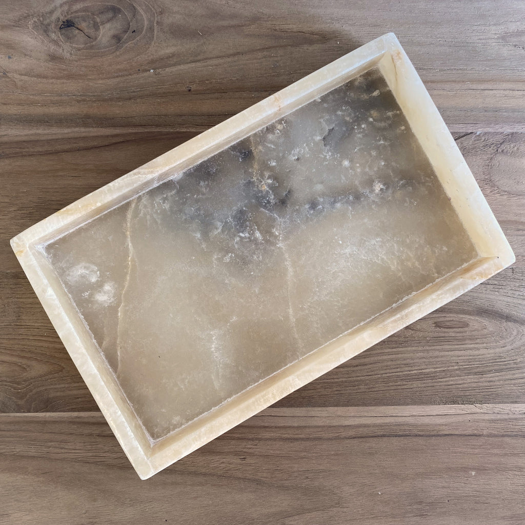 Daphina Onyx Tray Large