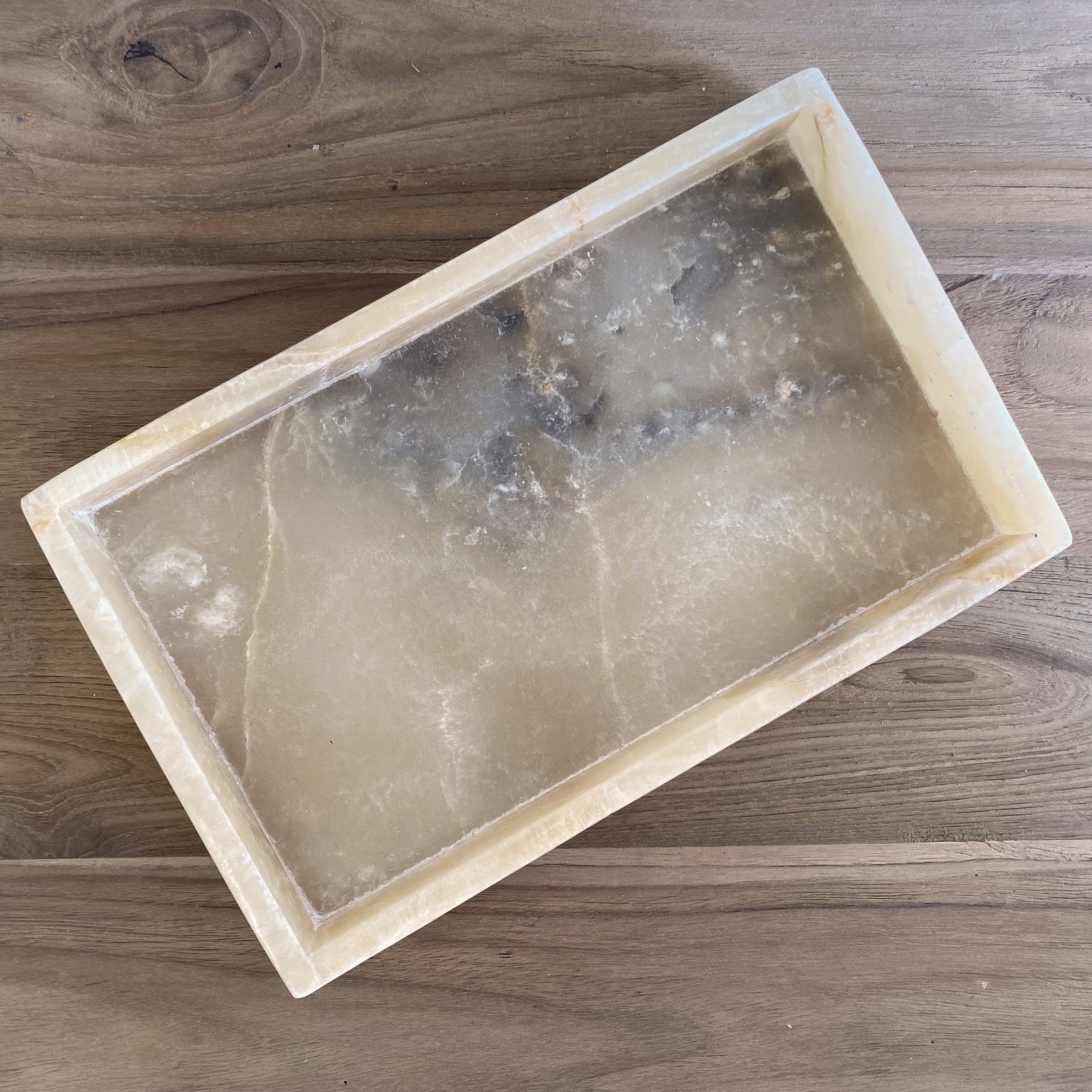 Daphina Onyx Tray Large