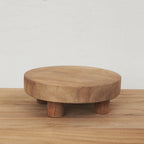 Eka Teak Footed Tray - Small