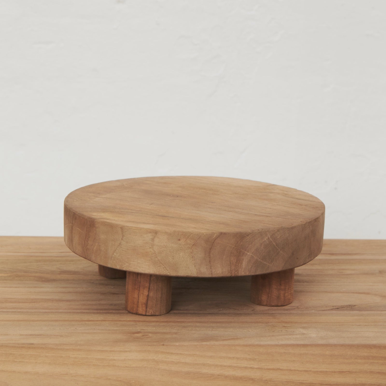 Eka Teak Footed Tray - Small