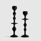 Infinity Candle Holder - Black Large