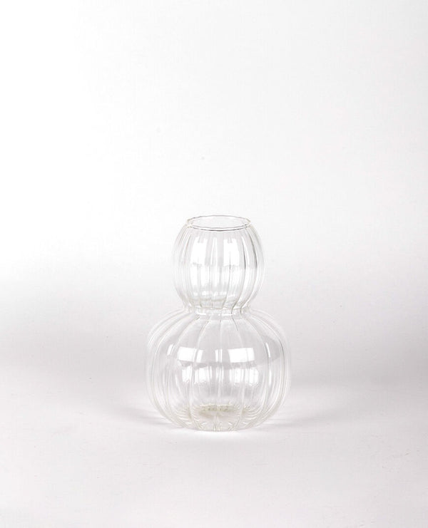 Lucia Clear Glass Vase - Sm H15cm