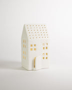 Poem LED Standing Porcelain House White - Large