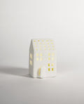 Poem LED Standing Porcelain House White - Small
