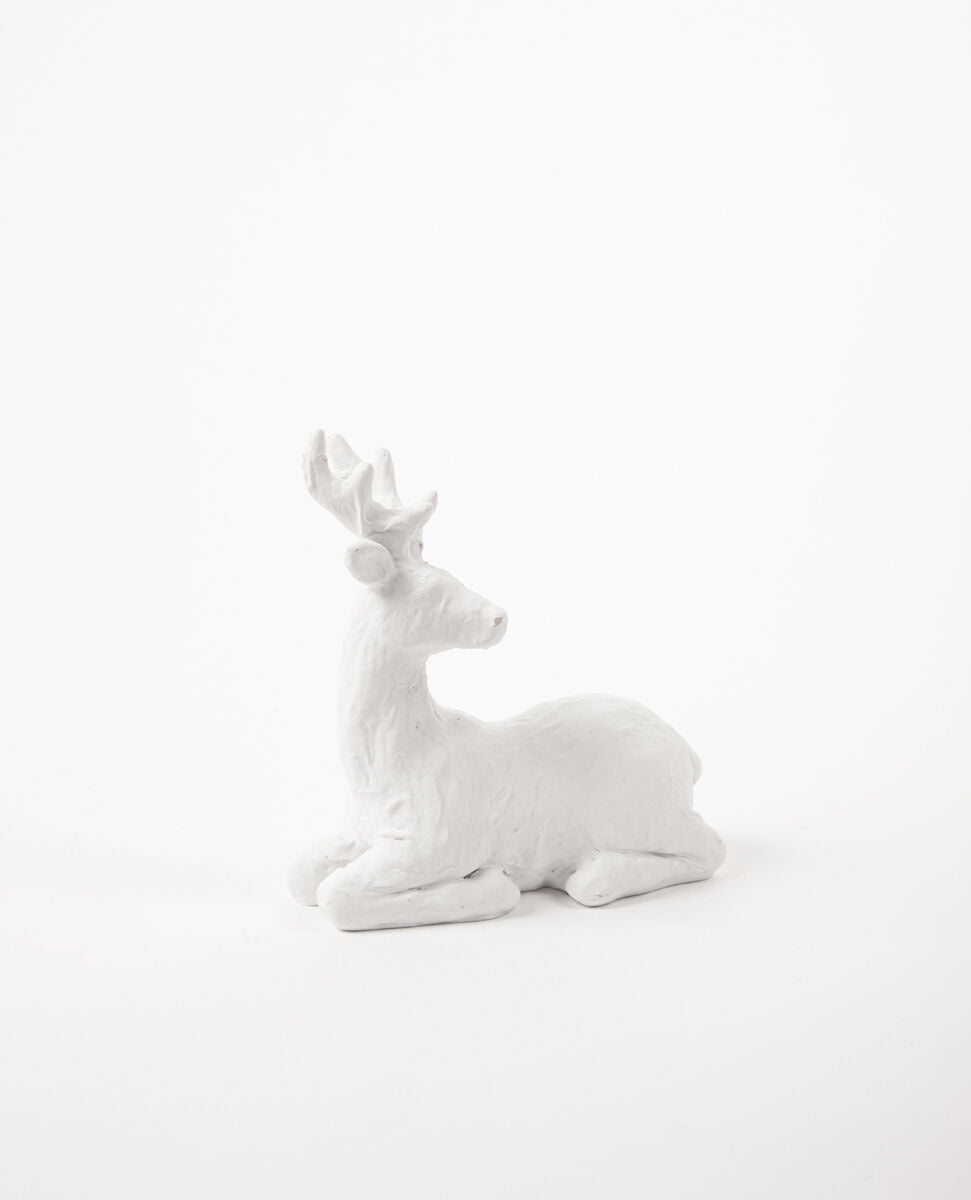 Wanderlust Sitting Paper-Mache Deer