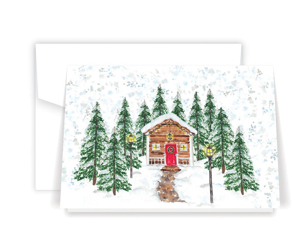 Christmas Card | Winter Cabin